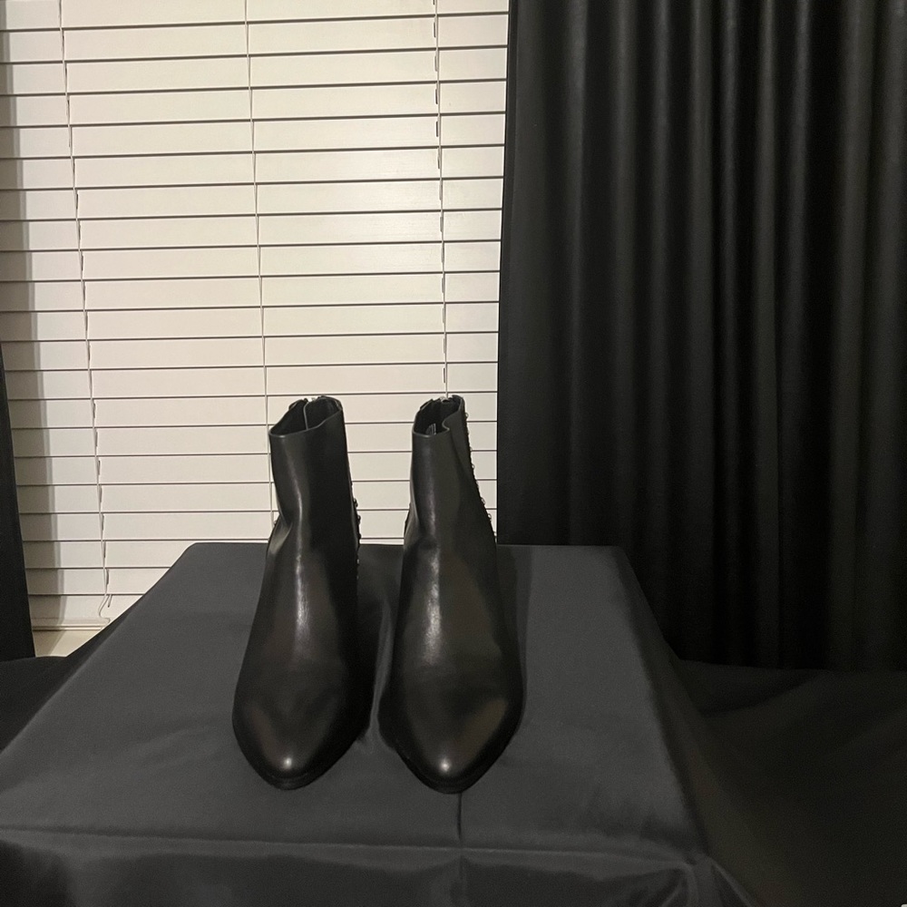 Steve Madden black studded bootie, size 7.5